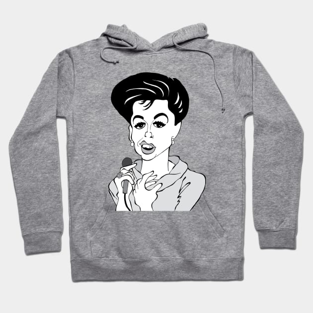 JUDY GARLAND FAN ART Hoodie by cartoonistguy